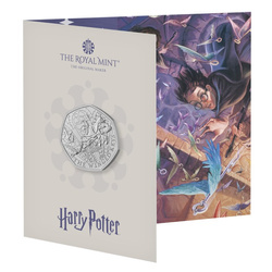 Harry Potter : clés ailées 50 pence en cuivre-nickel 2024