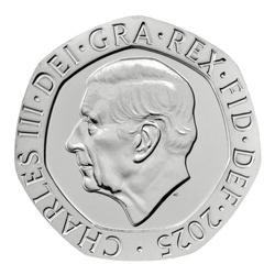 Serie de 13 monedas de cobre Reino Unido 2025