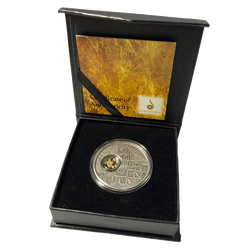 Nevada Gold & Silver Rush 1 oncia d'argento 2019 Antique Finish Proof