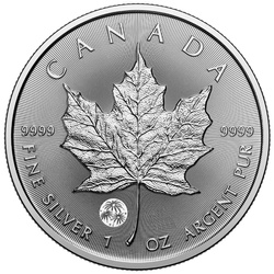 Feuille d'érable canadienne Treasured 1 once d'argent 2025 Congratulations Privy Mark