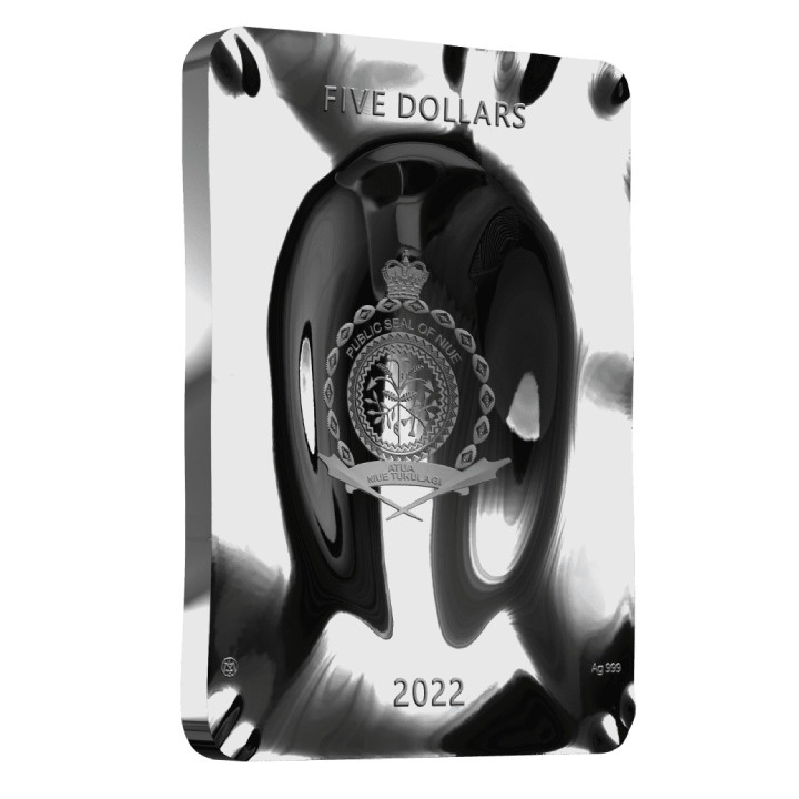 Niue: Asian Myths - Mirror People $5 Silver 2022 Black Proof