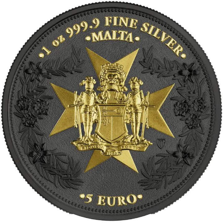 Malta: Golden Eagle 1 oz Plata 2024 Dorada