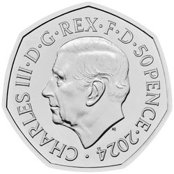 Harry Potter: Winged Keys 50p rame-nichel 2024