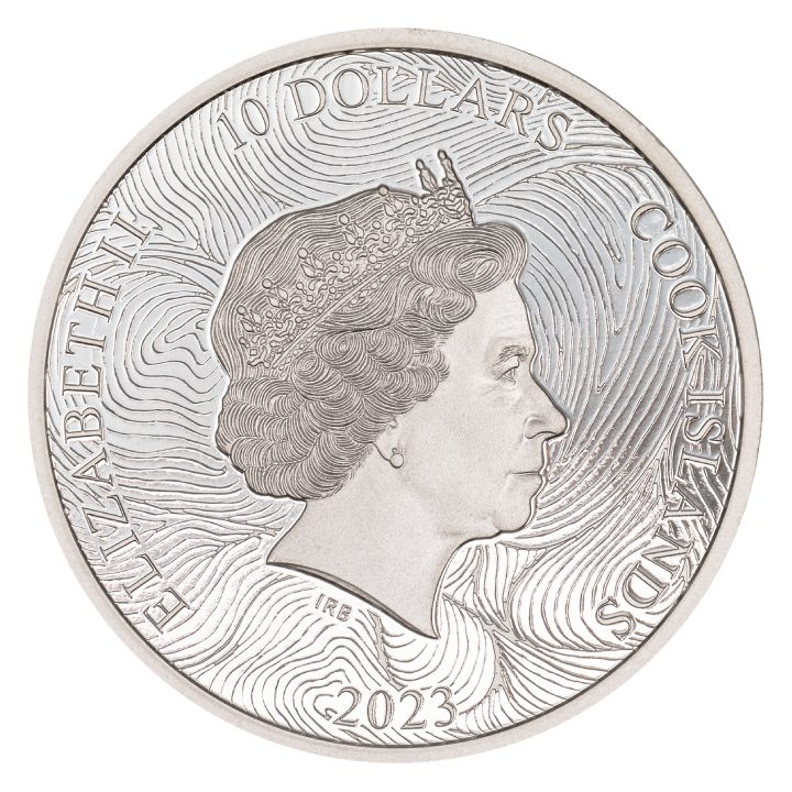 Cook Islands: Silverland - The Wave 2 oz Silber 2023 Proof Ultra High Relief Coin