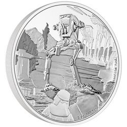 Niue: Star Wars - AT-ST Walker 1 oz Plata 2022 Proof