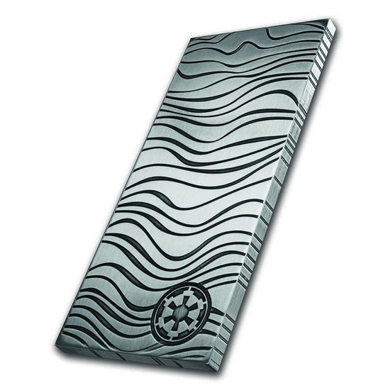 Niue: Star Wars Mandalorian Beskar sztabko-moneta10 oz Srebro 2021