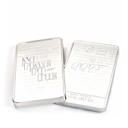 10 oz Silver Bar 007 James Bond