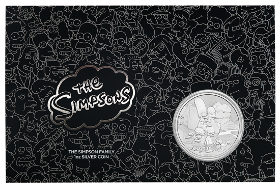 Tuvalu: The Simpson Family 1 oz Silber 2021