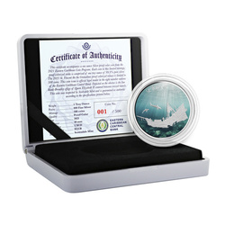 St. Kitts Sunken Ship coloured 1 oz Silver 2021 Proof