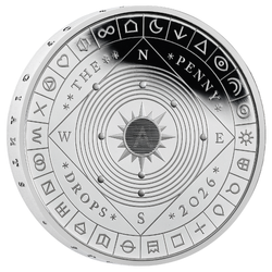 The Great British Treasure Hunt £5 Srebro 2026 Proof