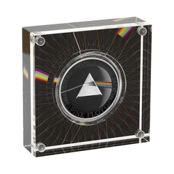 Moneda de plata Music Legends: Pink Floyd coloreada 1 onza de plata 2026 Proof