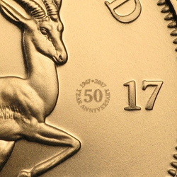 Krugerrand 1 oz Oro 2017 (50 Aniversario)