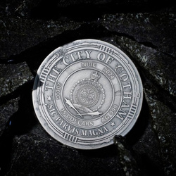 Niue: DC Comics - Batman kolorowany 200 g Srebra 2022 High Relief Antiqued Coin
