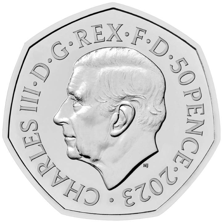 Star Wars Luke Skywalker and Princess Leia 50p Cupronichel 2023