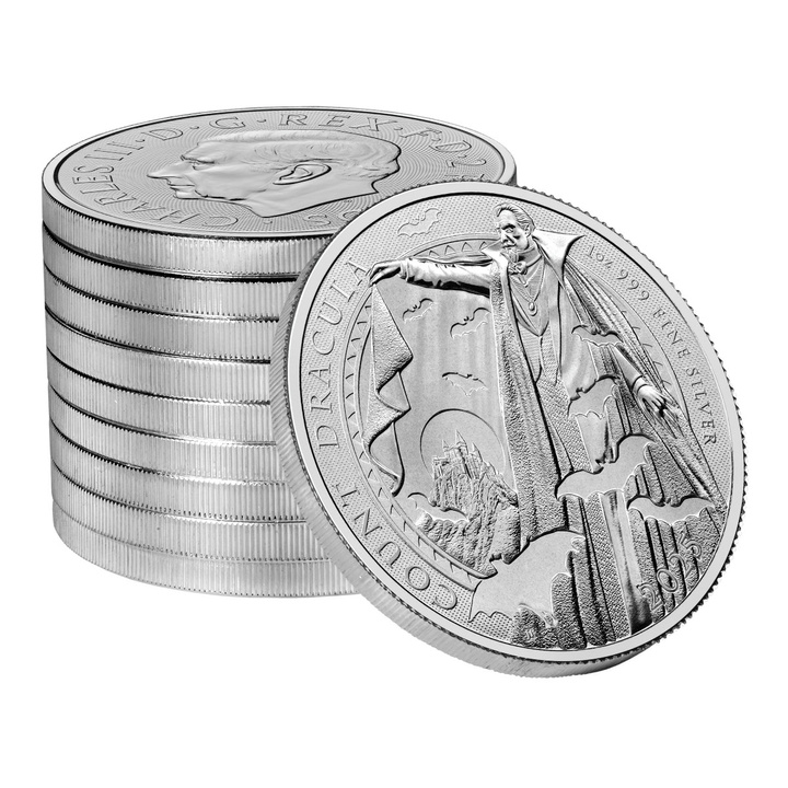 Horreur gothique – Dracula 1 oz Argent 2025