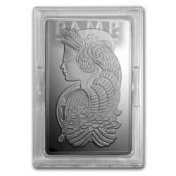 250 gramů stříbrný slitek Pamp Fortuna