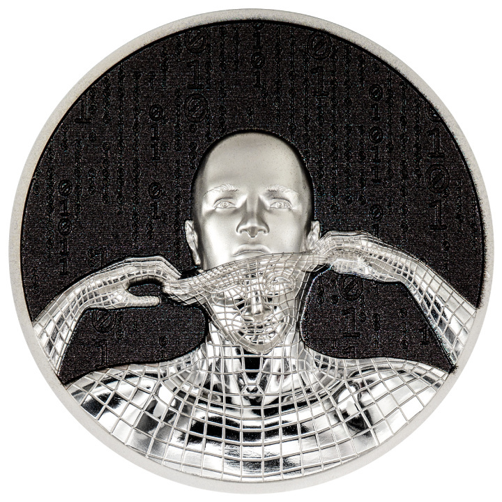 Cook Islands: Second Skin kolorowany 1 uncja Srebra 2023 Proof Ultra High Relief