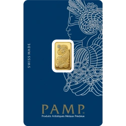 Lingot d’or de 2,5 g PAMP Lady Fortuna VERISCAN en écrin – coffret cadeau
