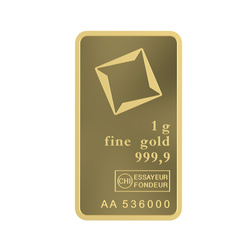 Lingou de aur Valcambi 1 g