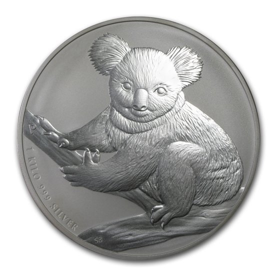 Koala 1000 grammes d'argent différentes années
