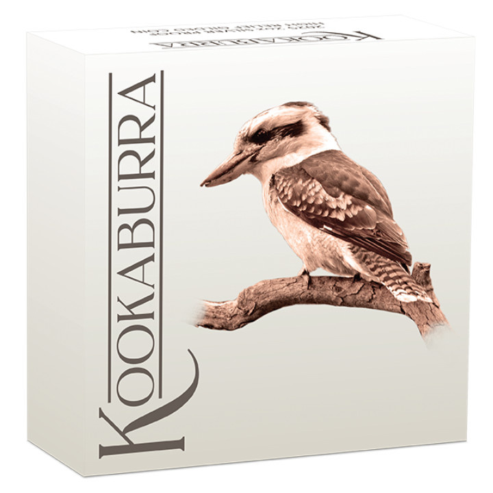Kookaburra pozłacana 2 uncje Srebra 2025 Proof High Relief Gilded Coin