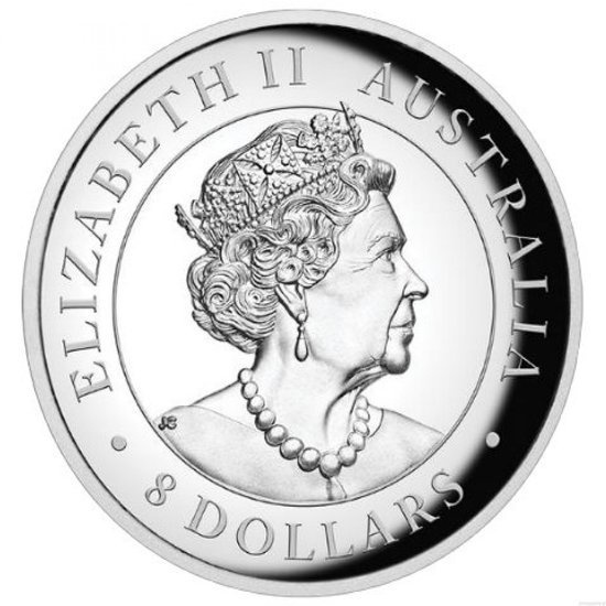 Kookaburra 5 oz Plata 2021 Incused