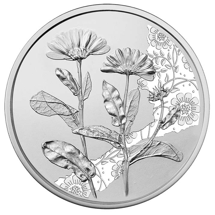 Marigold 10 Euro stříbro 2022