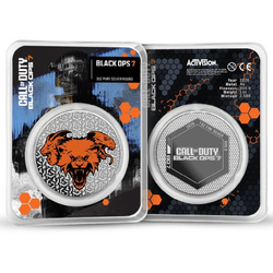 Call of Duty Black Ops 7 koloriert 1 oz Silber 2025 Proof