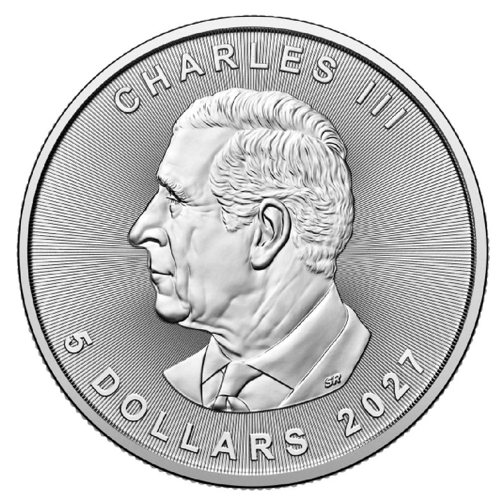 Canadian Maple Leaf 1 oz Silver 2027 Privy Mark Clover