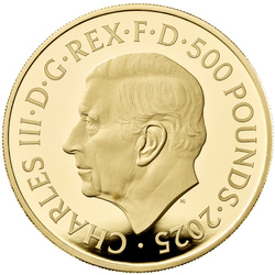 Royal Mint Lunar: Anno del Serpente 5 once d'oro 2025 Proof