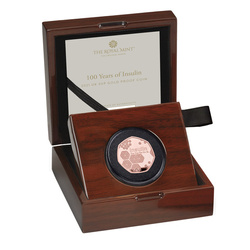 100e anniversaire de la découverte de l'insuline Or 2021 Proof