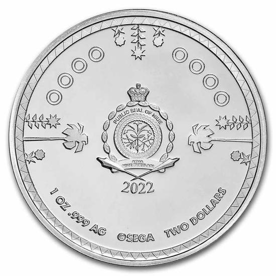 Niue: Sonic The Hedgehog - Tails coloured 1 oz Silber 2022 Slab