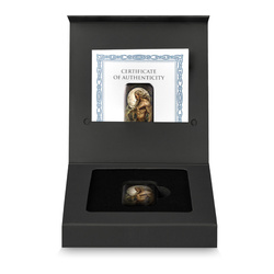 Lingot Germania Mint : Dieux - Baldur coloré 2 onces d'argent 2024 Finition antique