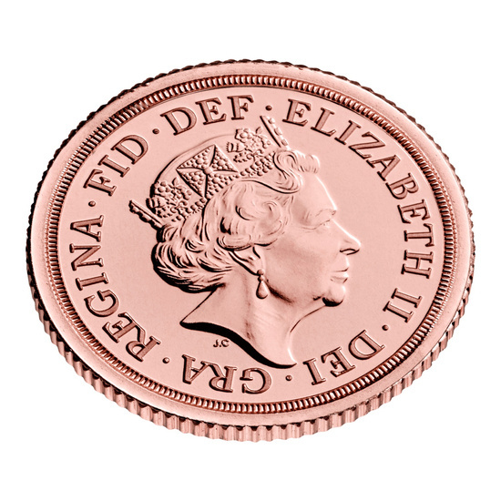 Great Britain: Gold Quarter Sovereign Elizabeth II 2022