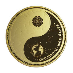 Tokelau: Equilibrium 1 uncja Złota 2022 Prooflike
