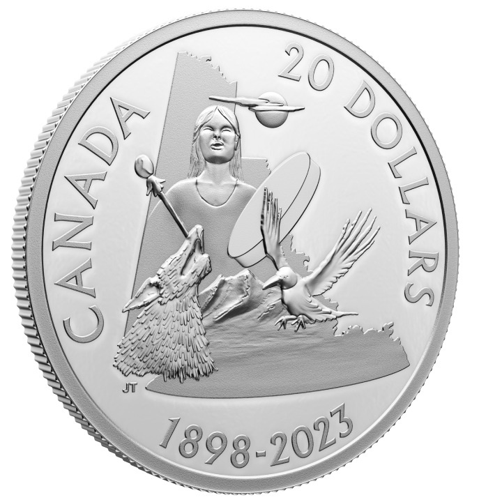 Canada: 125th Anniversary of Yukon $20 Silver 2023 Proof