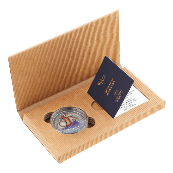 Niue: World of Cryptids - Bunyip $2 Plata de color 2023 Moneda de alto relieve envejecida