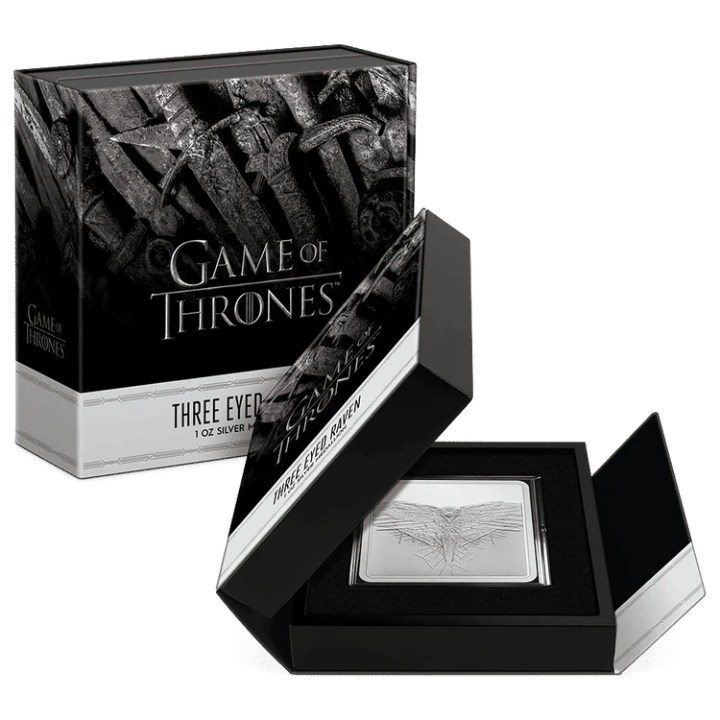 Game of Thrones - Three Eyed Raven 1 uncja Srebra 2022 Proof