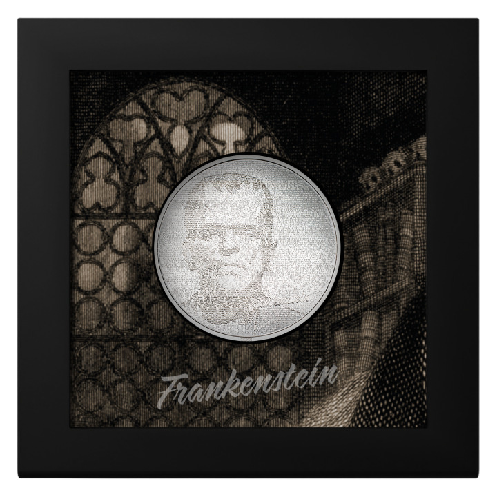 Cook Islands: Typefaces - Frankenstein 1 oz Silver 2023 Proof