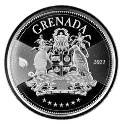 Grenada: Stemma 1 oncia d'argento 2021