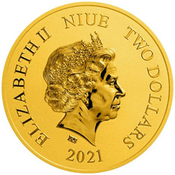 Niue: Disney - Mickey Mouse Christmas 1 oz Gold 2021