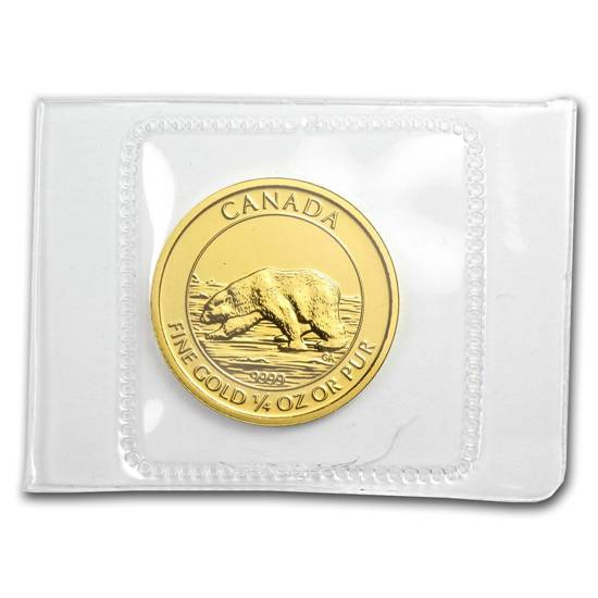 Polar Bear 1/4 oz Gold 2013