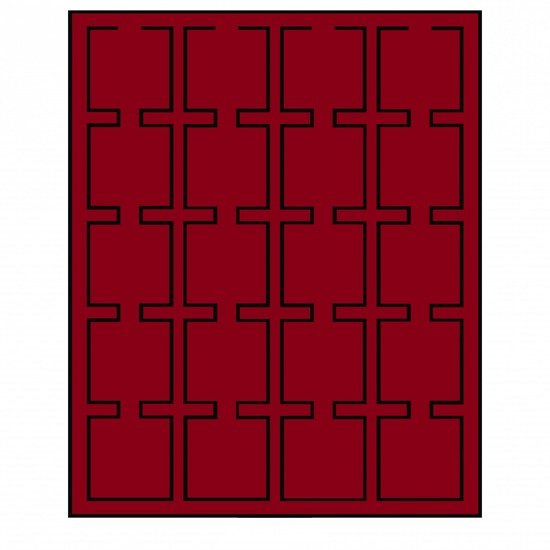 Münztableau 20 Fächer