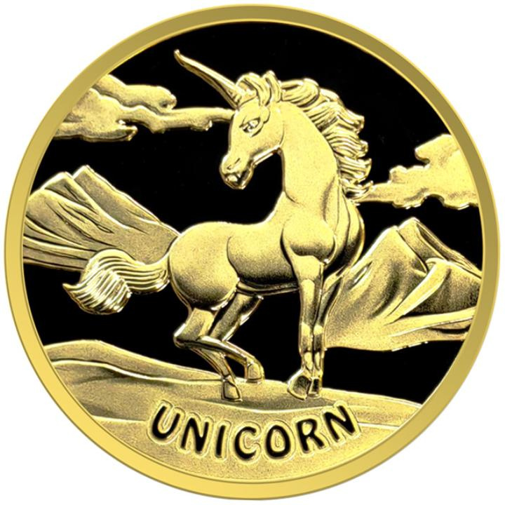 Fiji: Asian Mythical Creatures - Unicorn 1 uncja Złota 2023