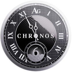Tokelau: Chronos 1 oz Silber 2024 Coin Prooflike