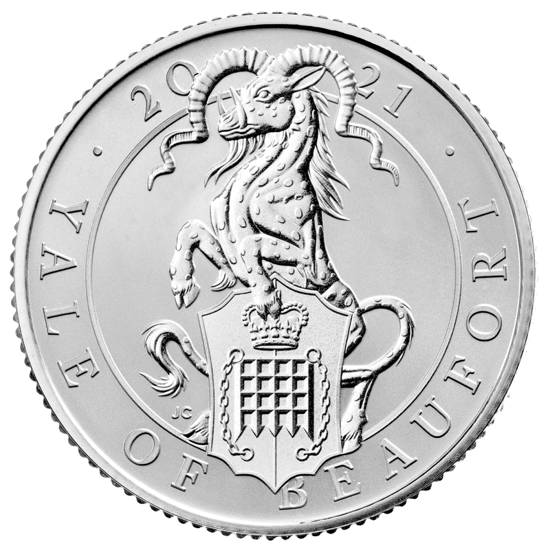 Bestias de la Reina: Set de 10 monedas 1/4 oz Plata 2021 Proof