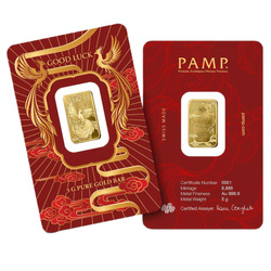 Pamp Gold Bar: Good Luck Phoenix 5g Gold 2026