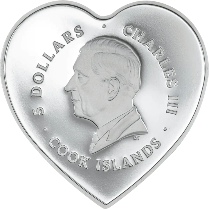 Cook Islands: Brilliant Love – Blossom, colorized, 20 grams of silver, 2026, Crystal Proof
