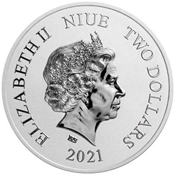 Niue: Disney - Mickey Mouse Navidad 1 oz Plata 2021