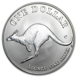 Australian Kangaroo 1 oz Silver 1998
